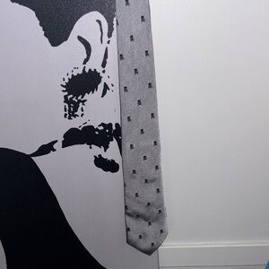 EXPRESS DESIGN STUDIOS SLEEK SKULL TIE NOT WORN